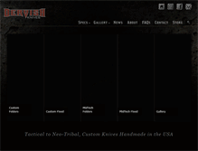 Tablet Screenshot of dervishknives.com